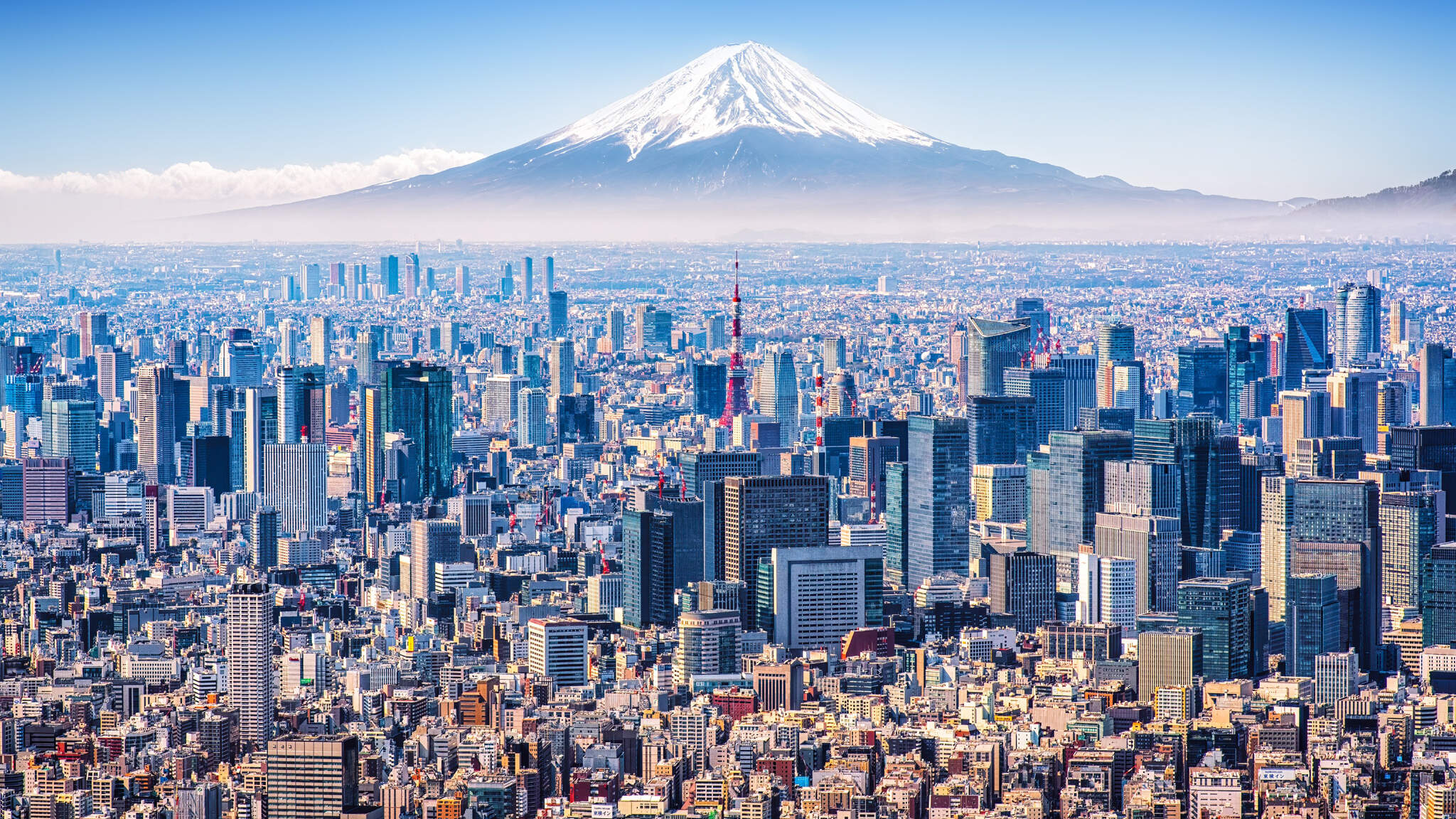 Tokio, la metrópolis económica al pie del monte Fuji.
