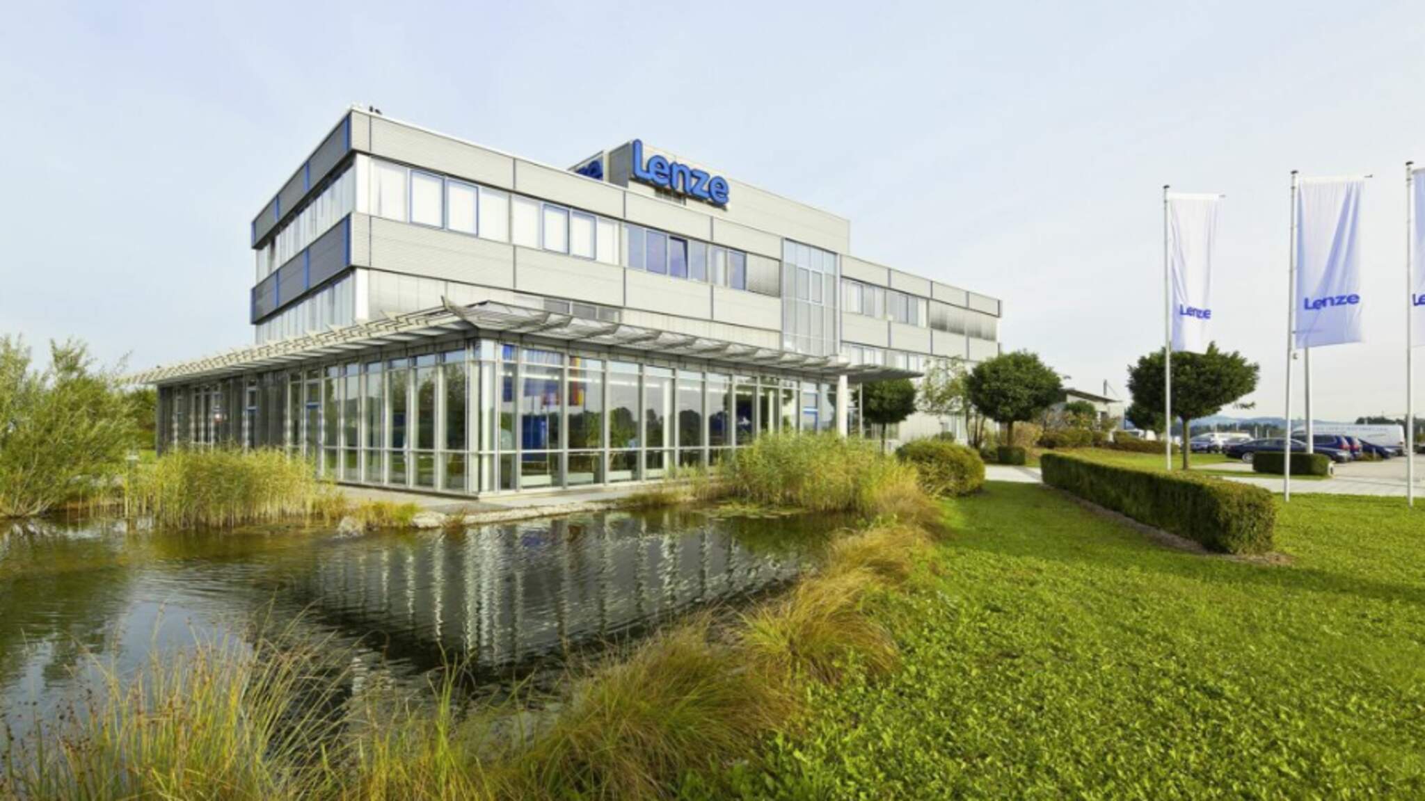 Sede de Lenze en Asten, Austria (foto: Lenze). Sede de Lenze en Asten, Austria (foto: Lenze).